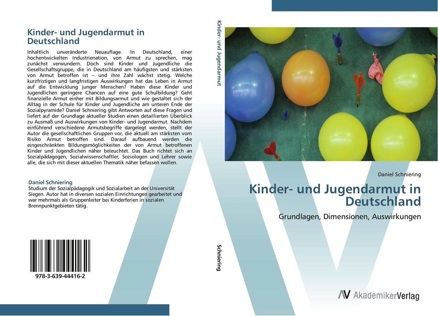 Cover: 9783639444162 | Kinder- und Jugendarmut in Deutschland | Daniel Schniering | Buch