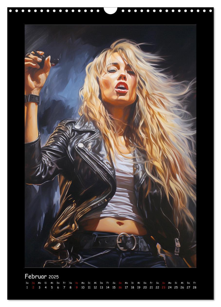 Bild: 9783435862702 | Heavy Metal-Queens. Wilde Rock- und Metal-Girl Paintings...