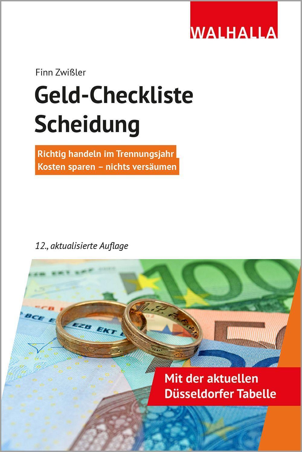 Cover: 9783802941498 | Geld-Checkliste Scheidung | Finn Zwißler | Taschenbuch | Deutsch