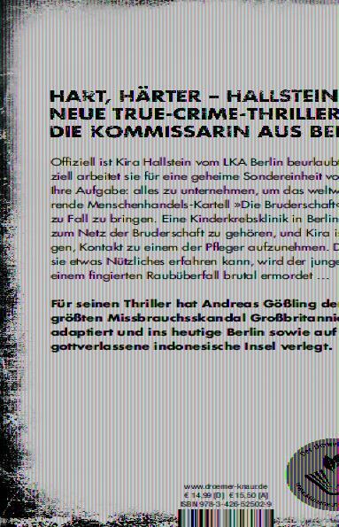Rückseite: 9783426525029 | Rattenflut | True-Crime-Thriller | Andreas Gößling | Taschenbuch
