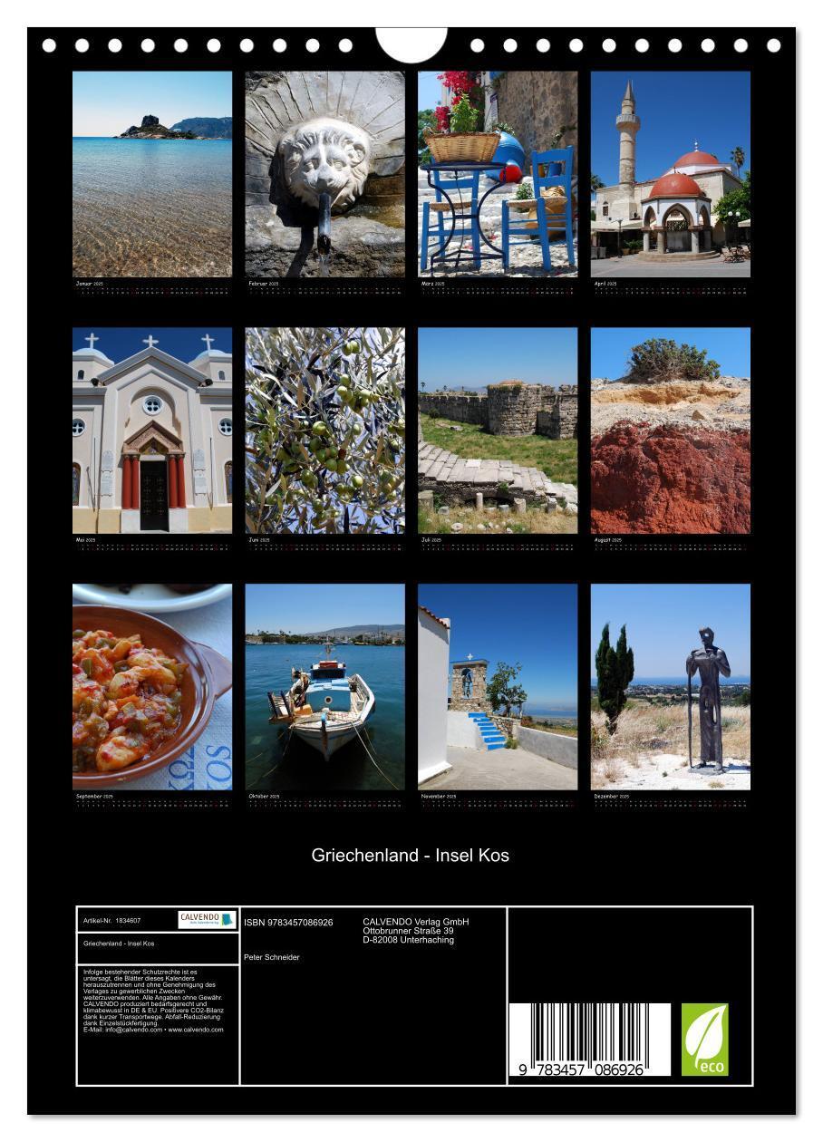 Bild: 9783457086926 | Griechenland - Insel Kos (Wandkalender 2025 DIN A4 hoch), CALVENDO...