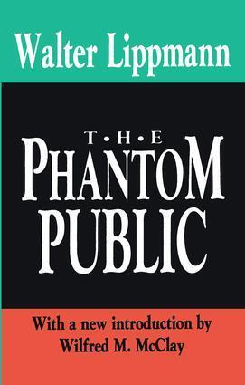 Cover: 9781560006770 | The Phantom Public | Walter Lippmann | Taschenbuch | Englisch | 1993