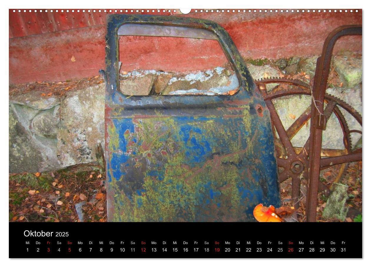 Bild: 9783435750801 | Schrottautos im Kyrkö Mosse (Wandkalender 2025 DIN A2 quer),...