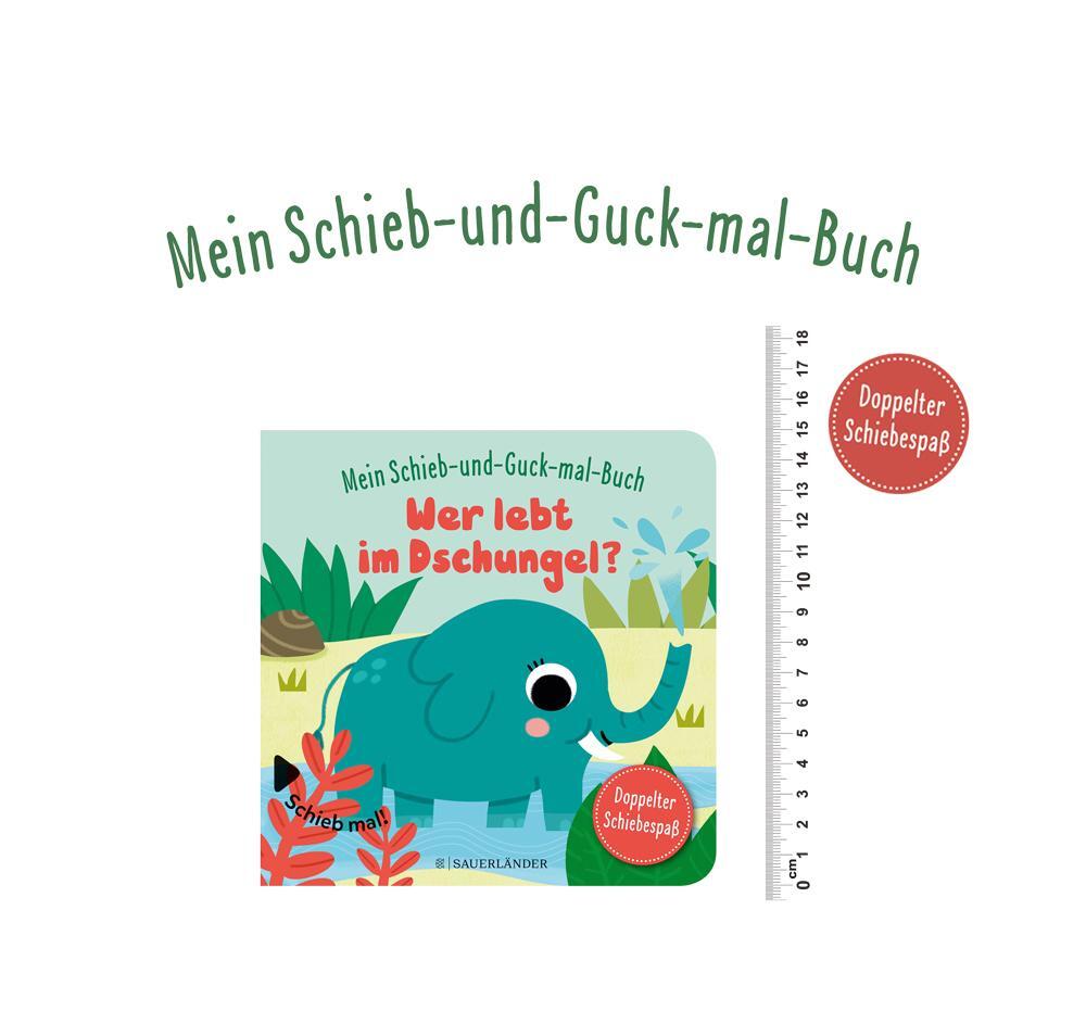 Bild: 9783737358187 | Mein Schieb &amp; Guck-mal-Buch: Wer lebt im Dschungel? | Buch | 10 S.