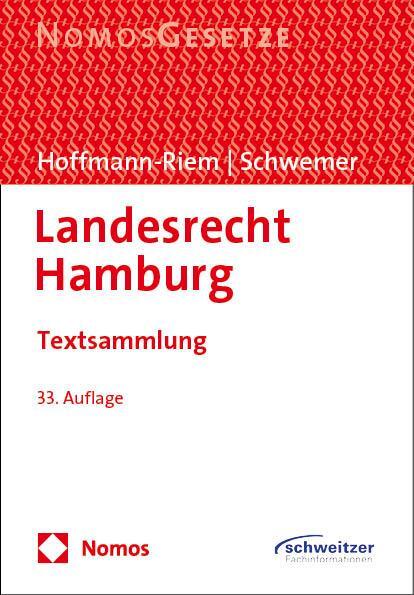 Cover: 9783756010448 | Landesrecht Hamburg | Textsammlung - Rechtsstand: 1. September 2023