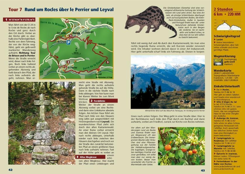 Bild: 9783000257513 | Die wilden Berge der Ardèche-alle Wanderungen mit GPS-Track zum...