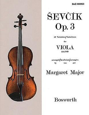 Cover: 9781846098802 | Sevcik for Viola, Opus 3: 40 Variations | Otakar Sevcik | Taschenbuch