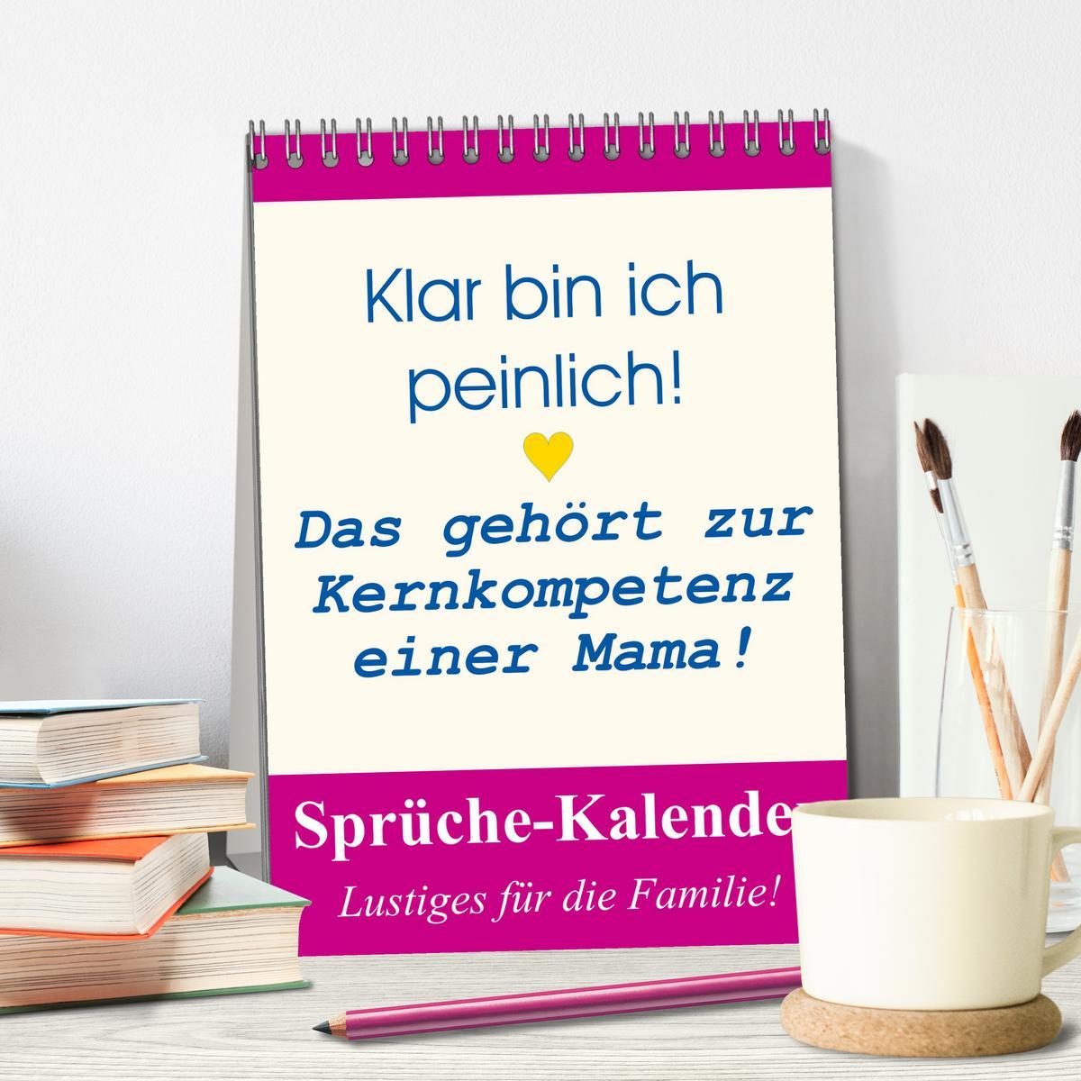 Bild: 9783435942596 | Sprüche-Kalender. Lustiges für die Familie! (Tischkalender 2025 DIN...