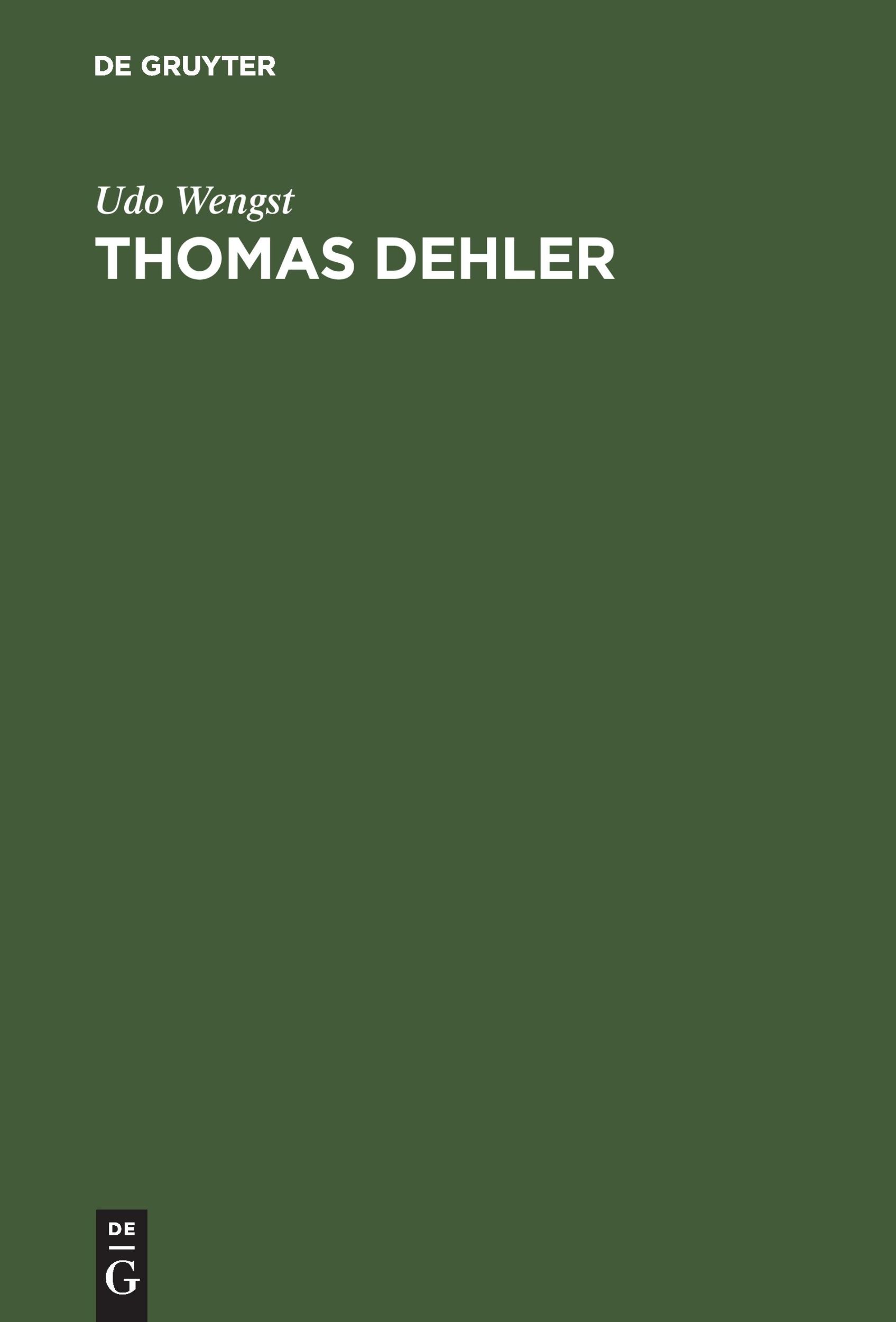 Cover: 9783486563061 | Thomas Dehler | 1897-1967. Eine politische Biographie | Udo Wengst