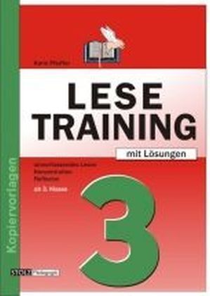 Cover: 9783897780330 | Lesetraining 3 | Karin Pfeiffer | Broschüre | 46 S. | Deutsch | 1999