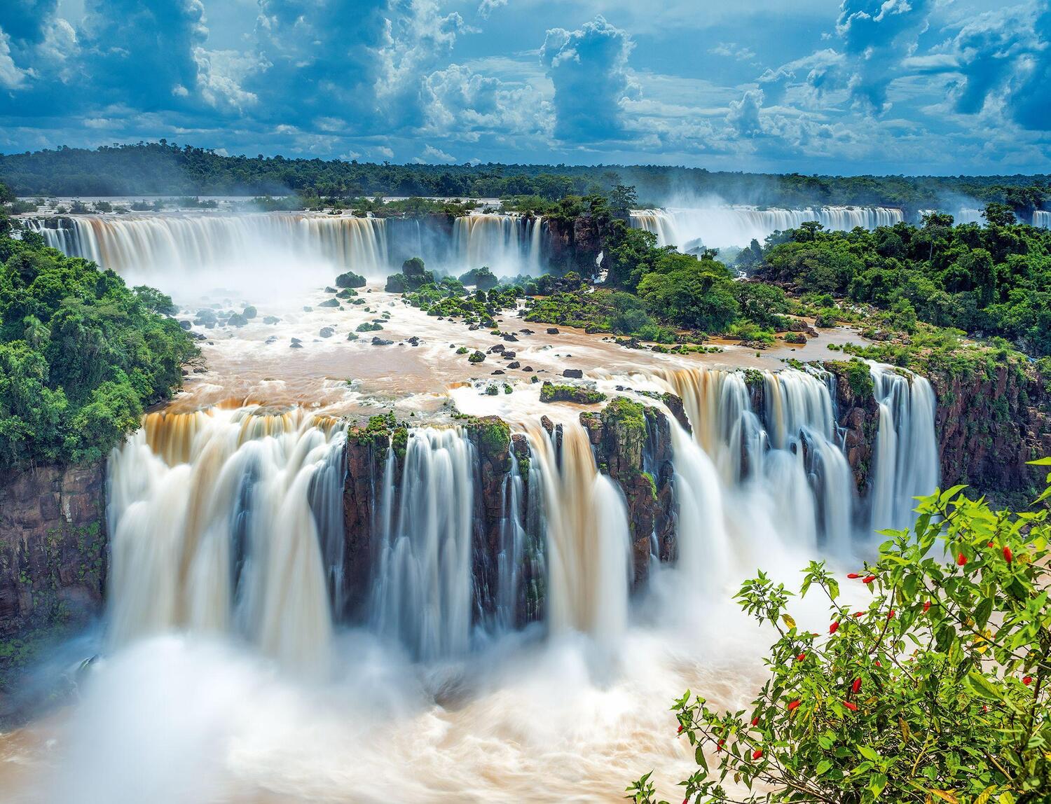 Bild: 4005556166077 | Wasserfälle von Iguazu, Brasilien. Puzzle 2000 Teile | Spiel | Deutsch