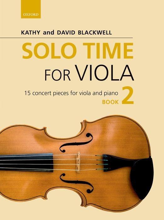 Cover: 9780193513297 | Solo Time for Viola Book 2 | 15 concert pieces for viola and piano
