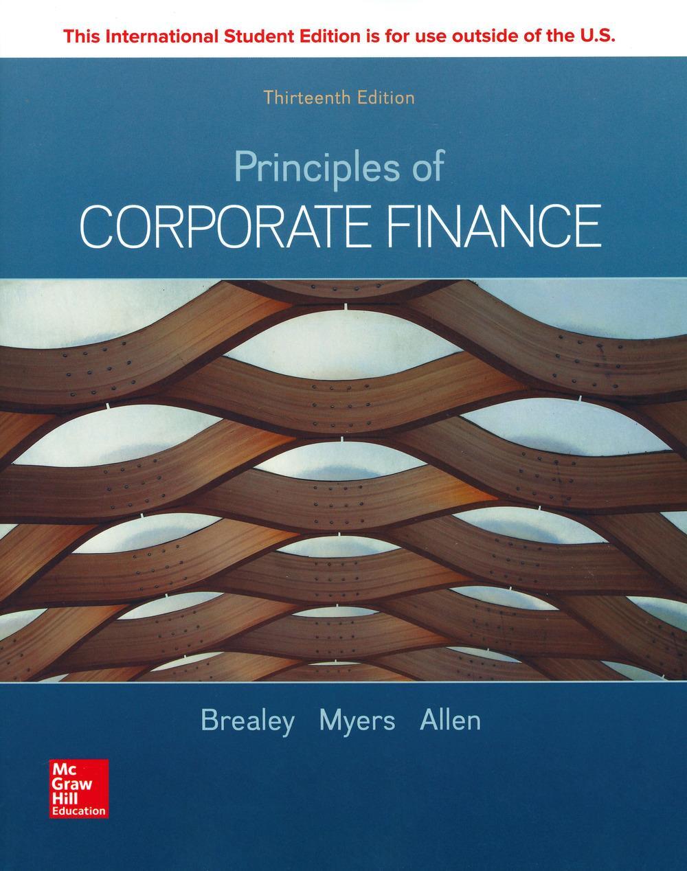 Cover: 9781260565553 | ISE Principles of Corporate Finance | Richard Brealey (u. a.) | Buch