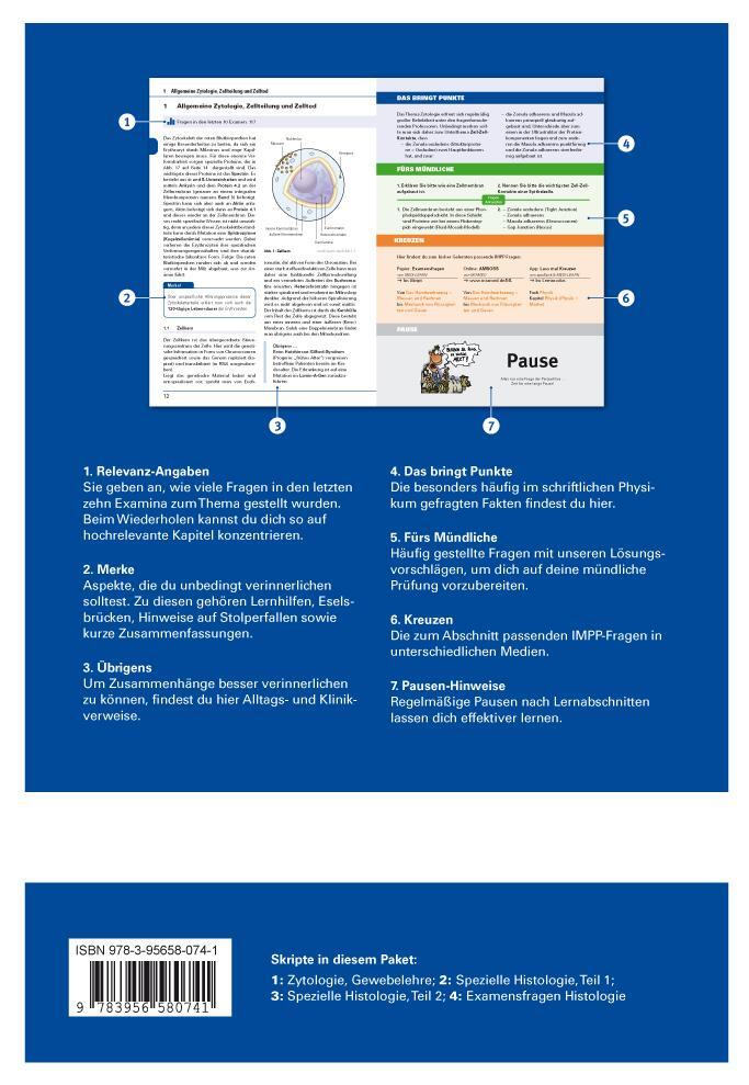 Rückseite: 9783956580741 | MEDI-LEARN Skriptenreihe: Histologie im Paket | Freundlieb (u. a.)