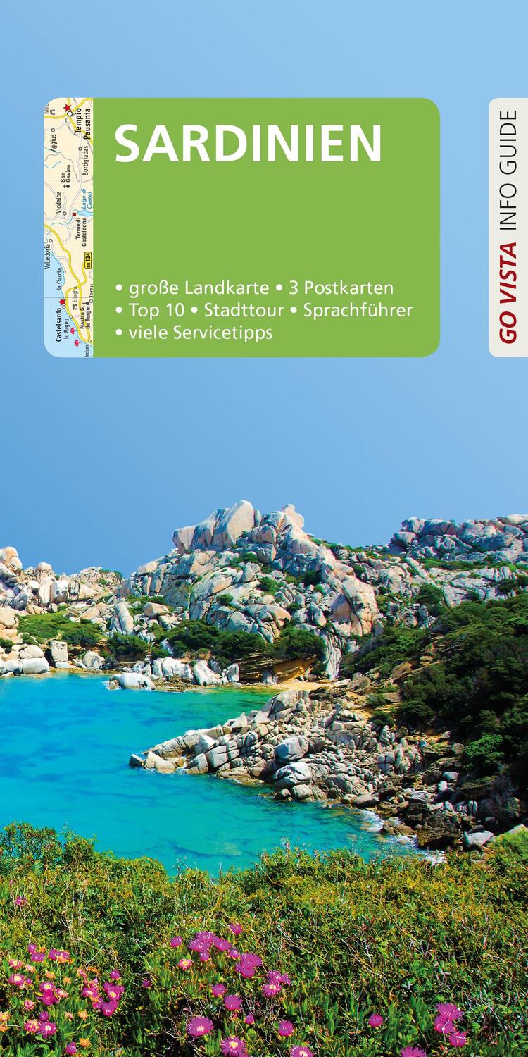 Cover: 9783961416875 | GO VISTA: Reiseführer Sardinien | Mit Faltkarte und 3 Postkarten