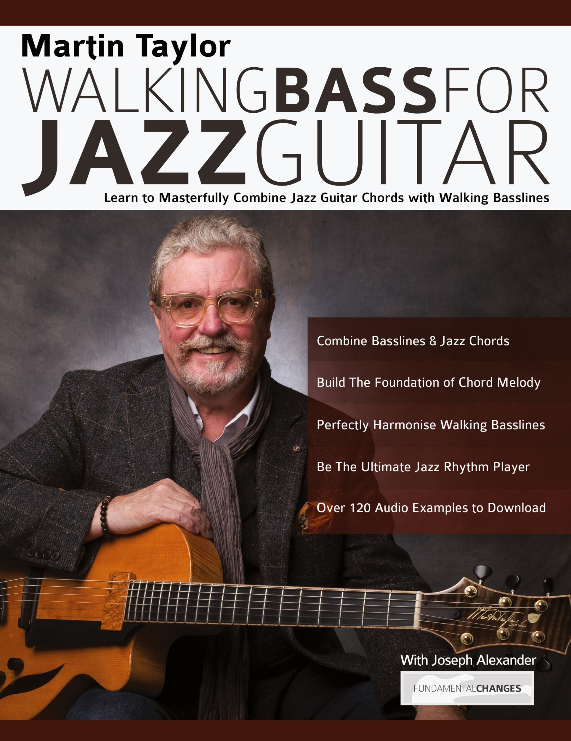 Cover: 9781789330298 | Martin Taylor Walking Basslines for Jazz Guitar | Taylor (u. a.)