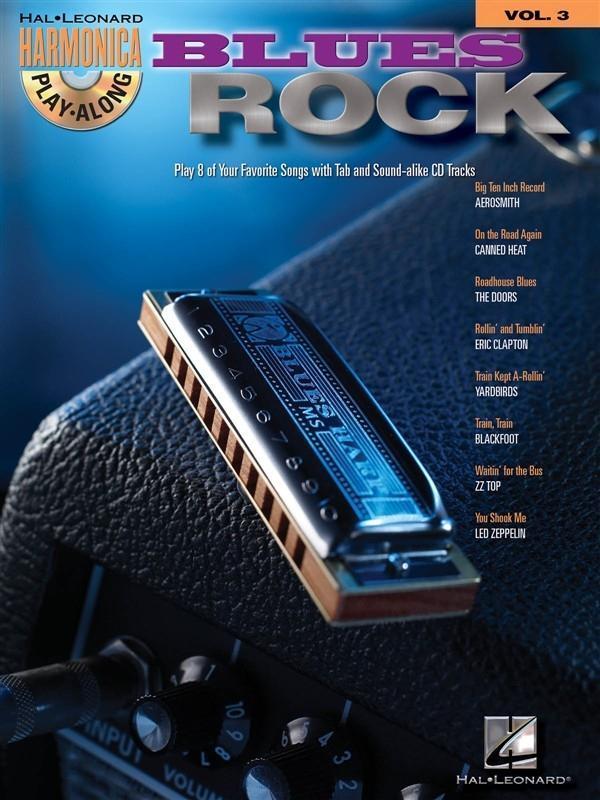 Cover: 9781423423478 | Blues/Rock - Harmonica Play-Along Volume 3 Book/Online Audio [With...