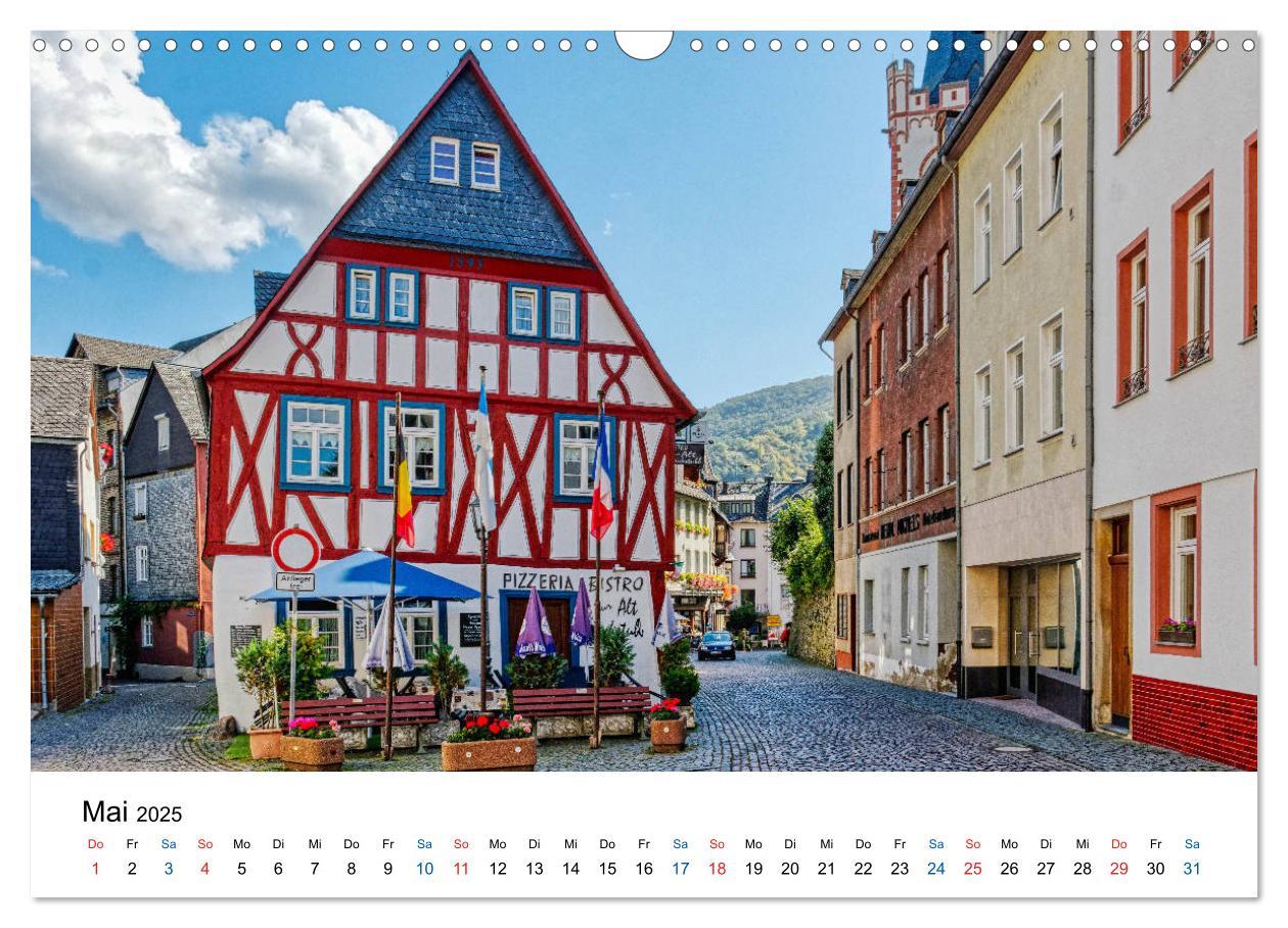 Bild: 9783435161300 | Bacharach - Fachwerkromantik am Rhein (Wandkalender 2025 DIN A3...