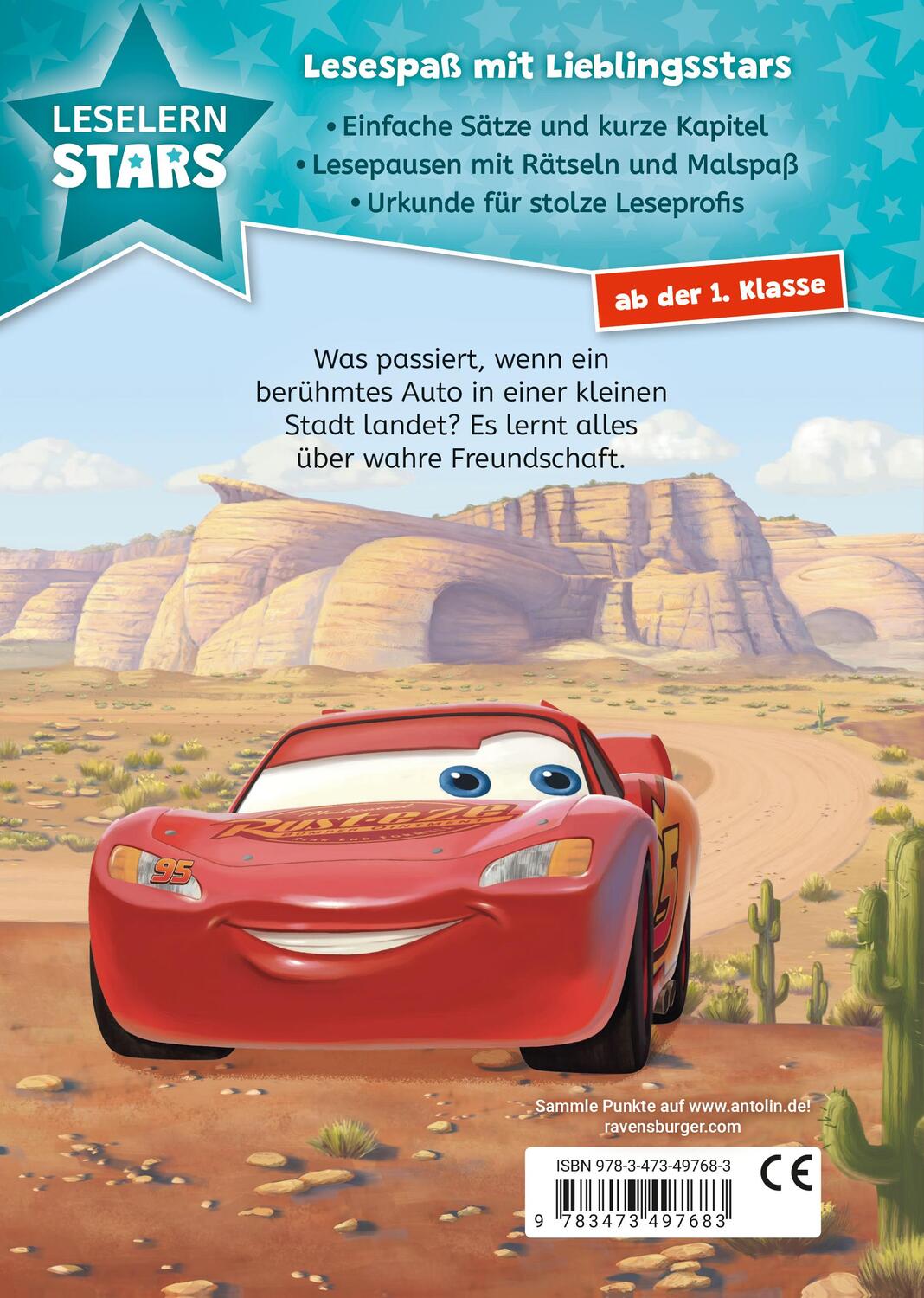 Rückseite: 9783473497683 | Disney Cars: Beste Freunde - Lesen lernen mit den Leselernstars -...