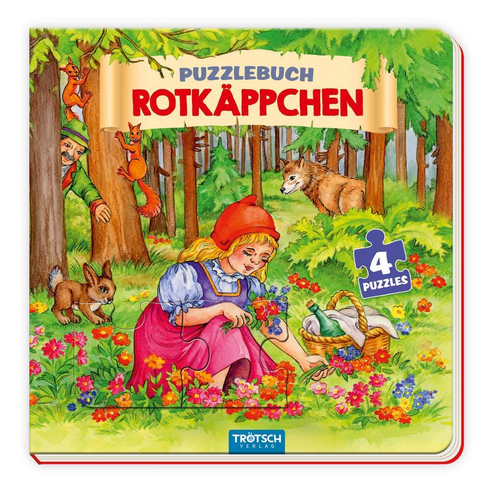 Cover: 9783965526716 | Trötsch Pappenbuch Puzzlebuch Rotkäppchen | Trötsch Verlag | Buch