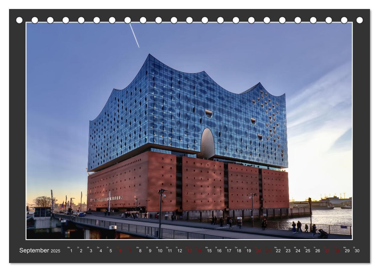 Bild: 9783383878879 | Wahrzeichen Elbphilharmonie (Tischkalender 2025 DIN A5 quer),...