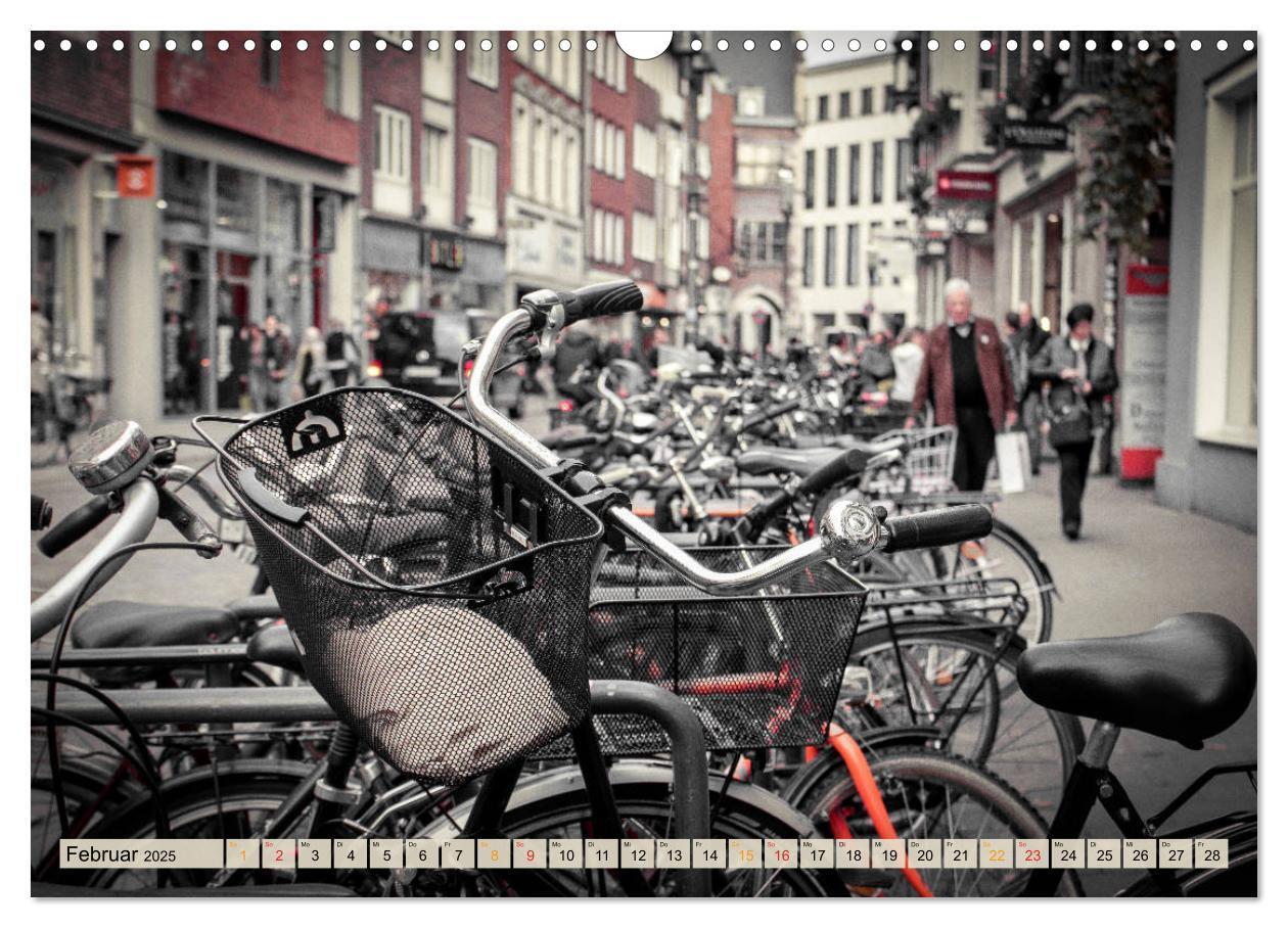 Bild: 9783435155699 | Fahrrad Alltag - Film Noir Style (Wandkalender 2025 DIN A3 quer),...