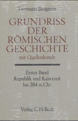 Cover: 9783406086175 | Grundriß der römischen Geschichte mit Quellenkunde Bd. 1: Republik...