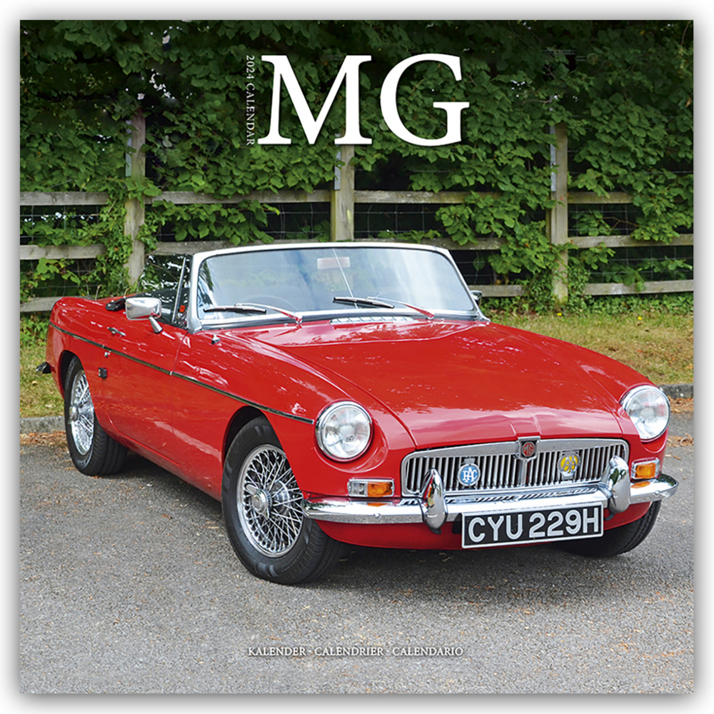 Cover: 9781804601815 | MG - MG Automobile 2024 - 16-Monatskalender | Avonside Publishing Ltd.
