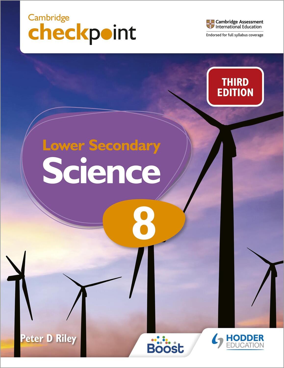 Cover: 9781398302099 | Cambridge Checkpoint Lower Secondary Science Student's Book 8 | Riley