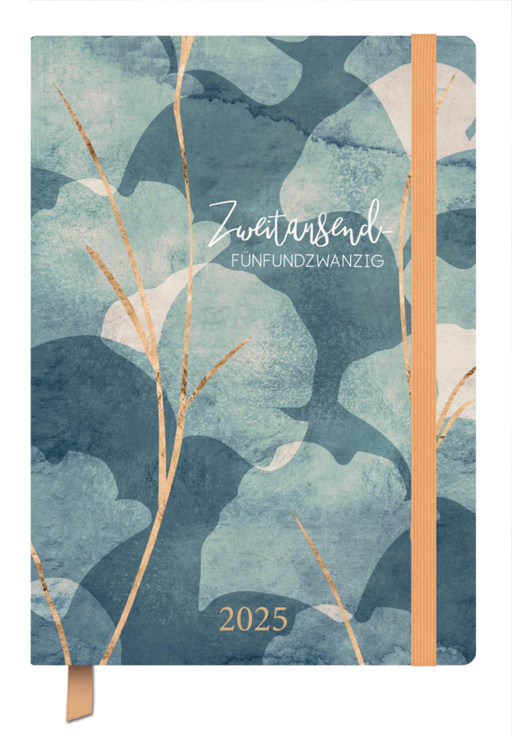Cover: 9783731881308 | Terminkalender Classic Timer Golden Tree 2025 | Verlag Korsch | Buch