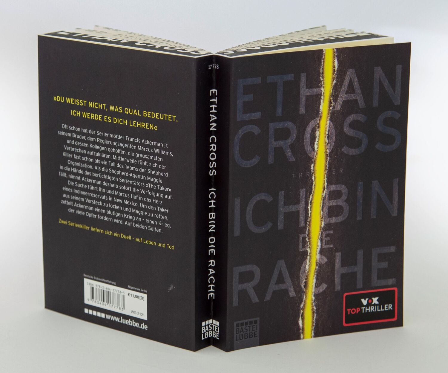 Bild: 9783404177783 | Ich bin die Rache | Thriller | Ethan Cross | Taschenbuch | 496 S.