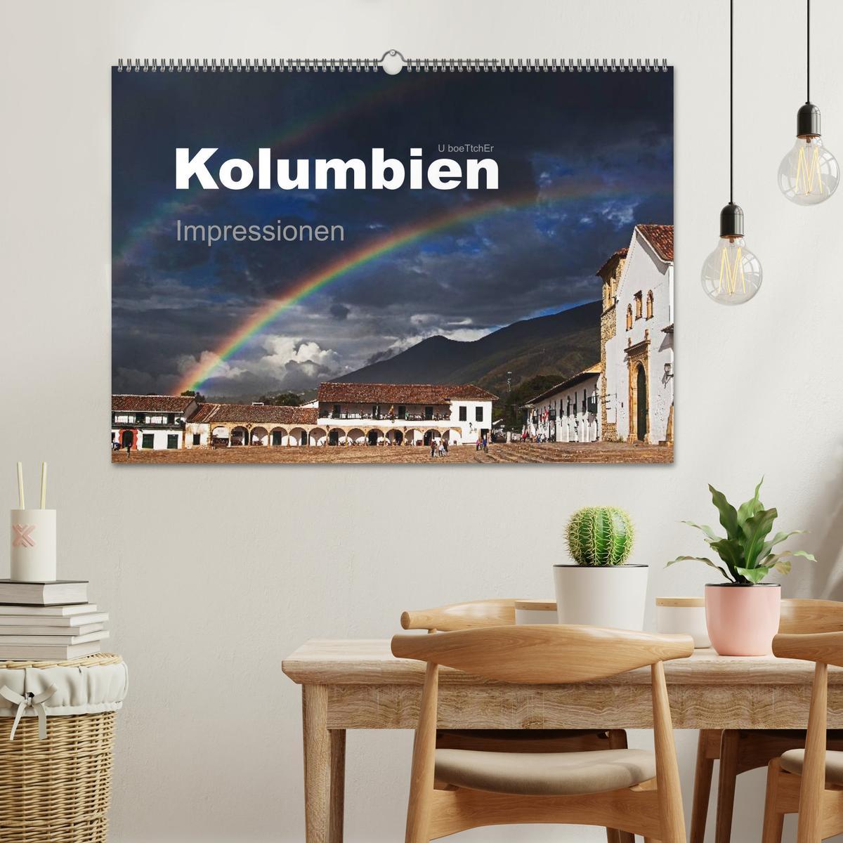 Bild: 9783435662043 | Kolumbien Impressionen (Wandkalender 2025 DIN A2 quer), CALVENDO...