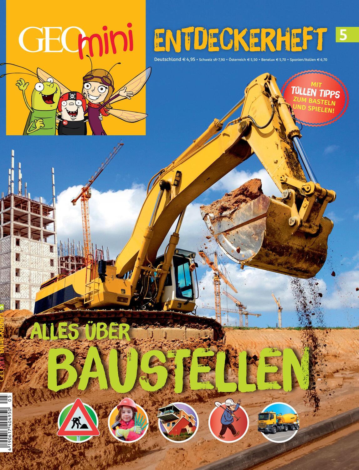 Cover: 9783652011075 | GEOlino mini Entdeckerheft 5/2017 - Alles über Baustellen | Wetscher