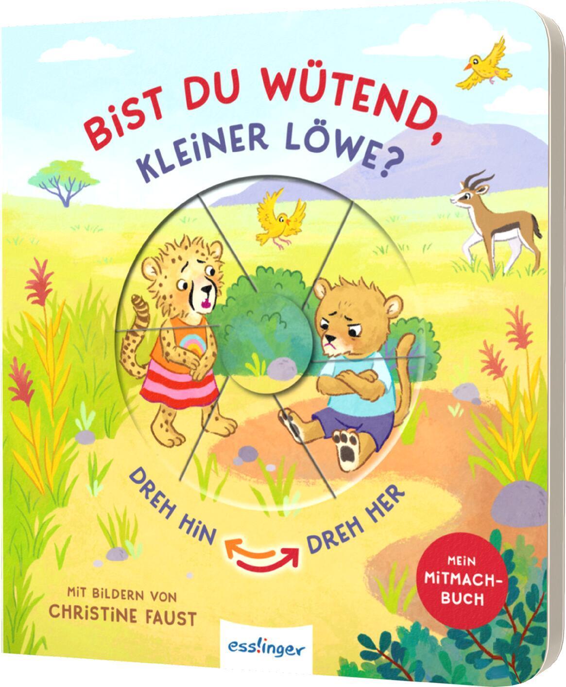 Cover: 9783480238828 | Dreh hin - Dreh her: Bist du wütend, kleiner Löwe? | Anja Kiel | Buch
