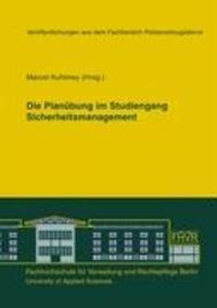 Cover: 9783940056184 | Die Planübung im Studiengang Sicherheitsmanagement | Marcel Kuhlmey