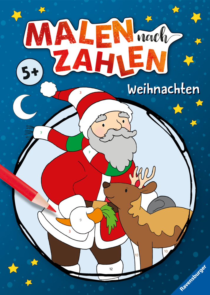 Cover: 9783473417339 | Malen nach Zahlen ab 5: Weihnachten | Isabelle Metzen | Taschenbuch