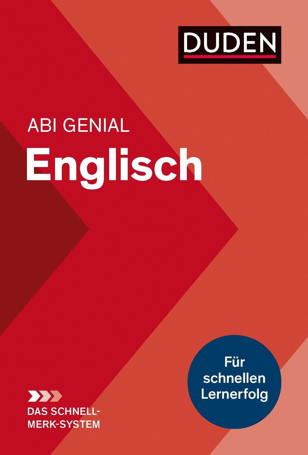 Cover: 9783411710676 | Abi genial Englisch: Das Schnell-Merk-System | Ulrich Bauer (u. a.)