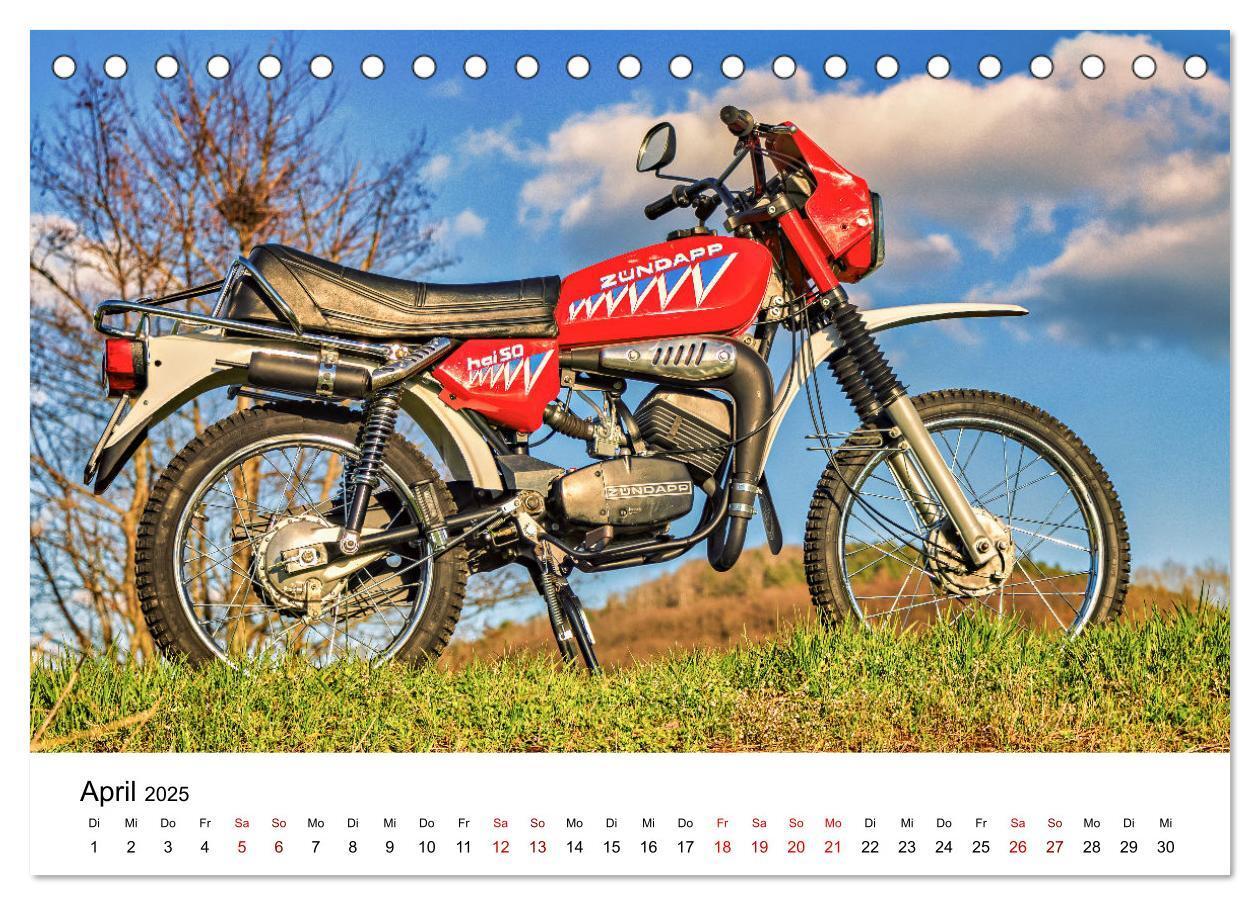 Bild: 9783383787881 | Zündapp-Träume (Tischkalender 2025 DIN A5 quer), CALVENDO...