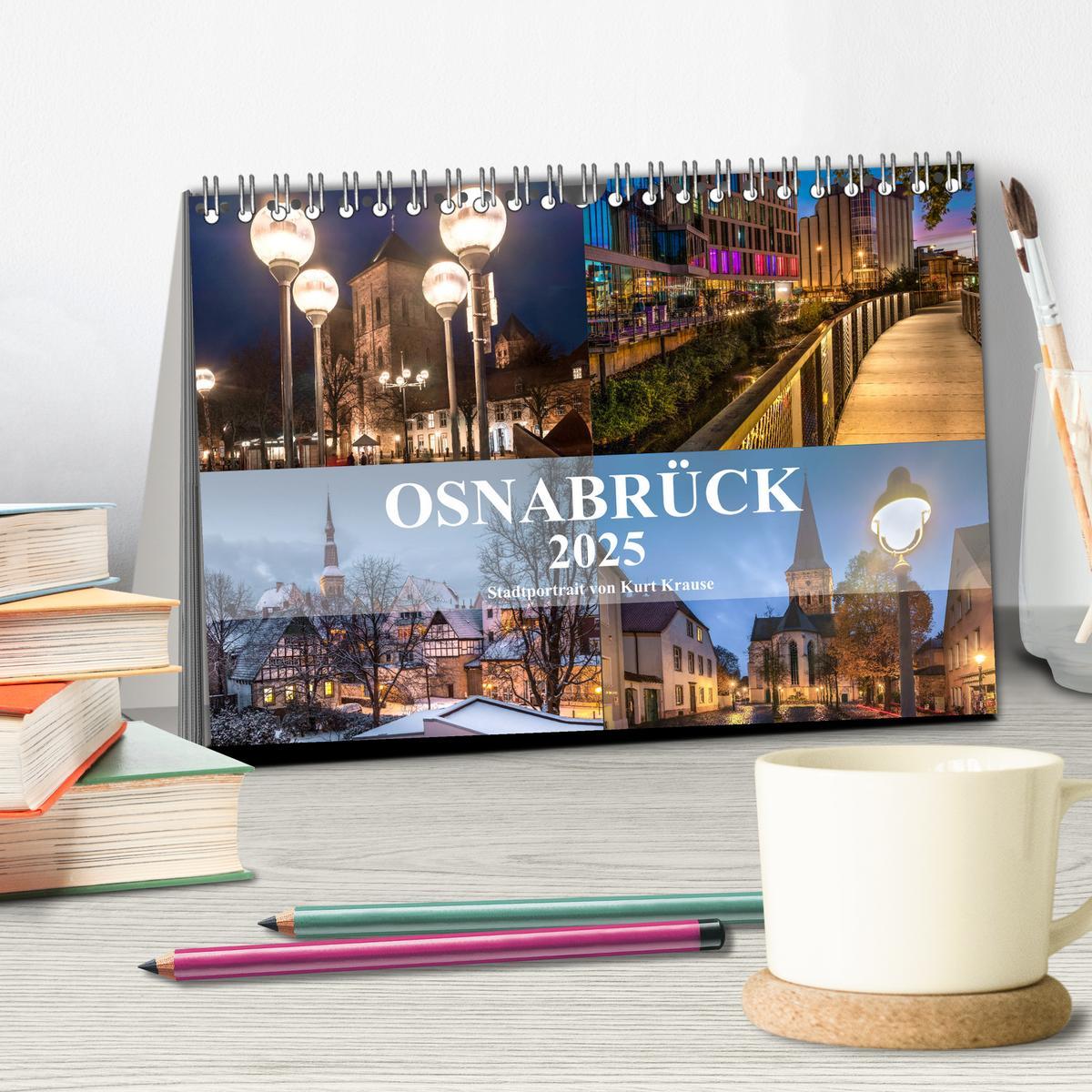 Bild: 9783435265770 | Stadtportrait Osnabrück (Tischkalender 2025 DIN A5 quer), CALVENDO...