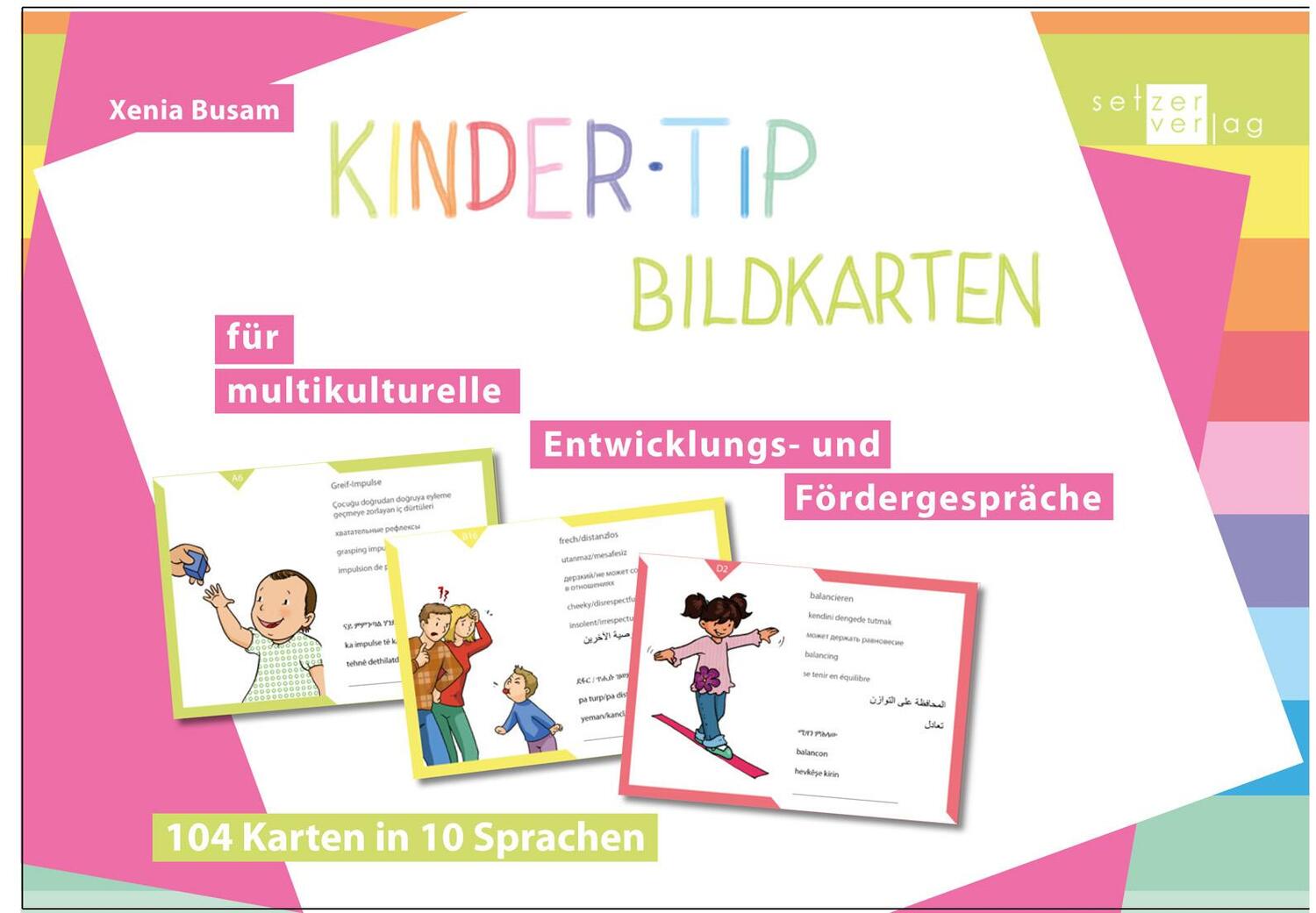 Cover: 9783981972481 | Kinder-tip Bildkarten | Xenia Busam | Box | Deutsch | 2019