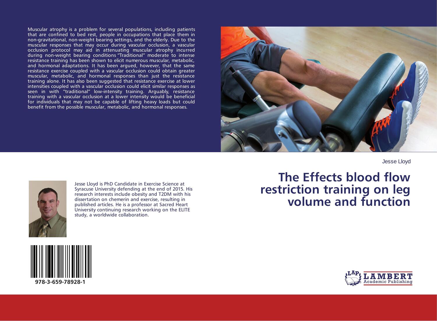 Cover: 9783659789281 | The Effects blood flow restriction training on leg volume and function