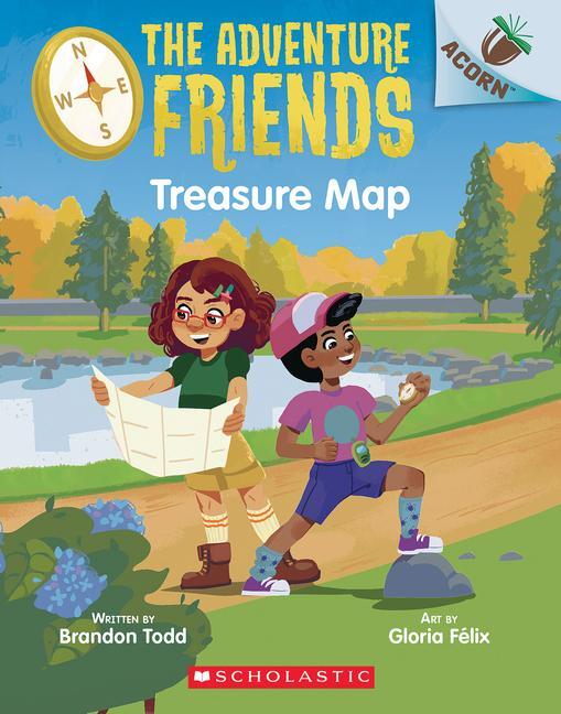 Cover: 9781338805819 | Treasure Map: An Acorn Book (the Adventure Friends #1) | Brandon Todd