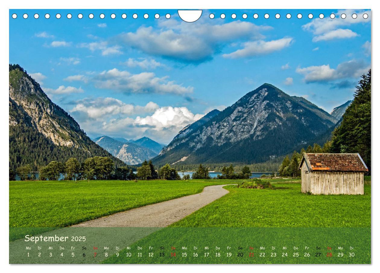 Bild: 9783435317219 | Naturparadies Zugspitzarena (Wandkalender 2025 DIN A4 quer),...