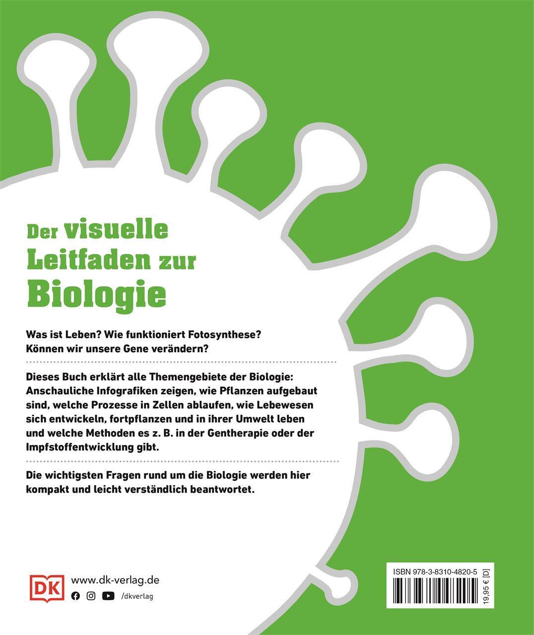 Rückseite: 9783831048205 | #dkinfografik. Biologie einfach erklärt | Jack Challoner (u. a.)