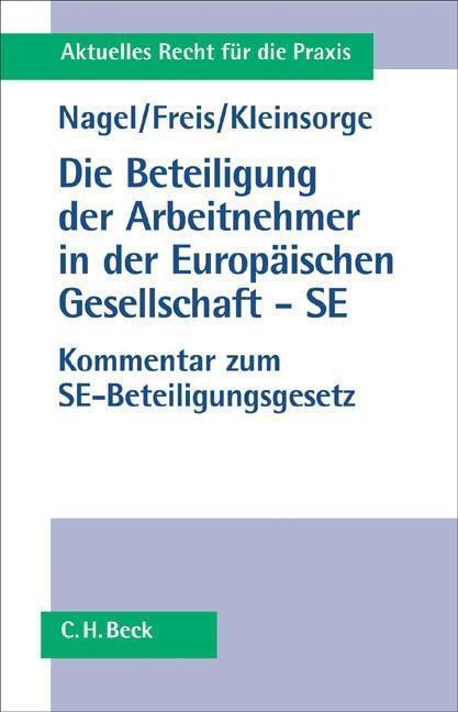 Cover: 9783406526244 | Die Beteiligung der Arbeitnehmer in der Europäischen Gesellschaft - SE