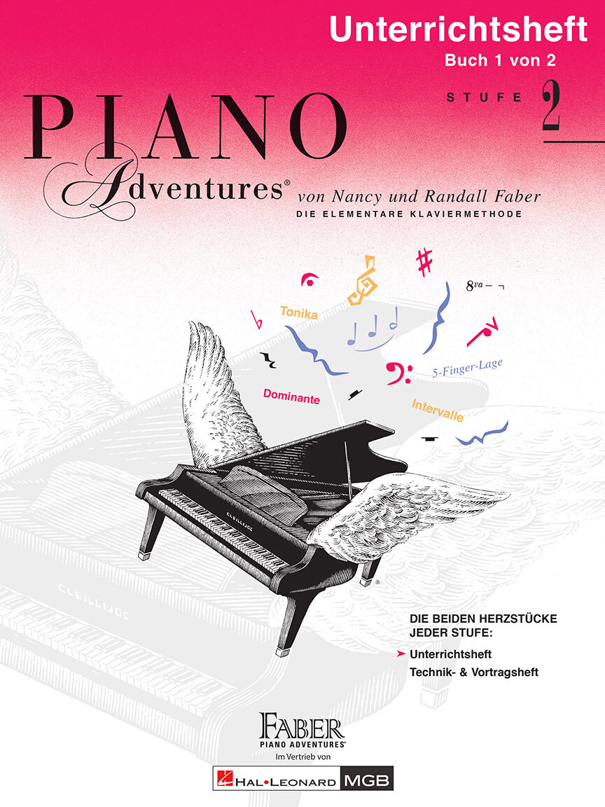Cover: 888680072803 | Piano Adventures: Unterrichtsheft Stufe 2 | Nancy Faber_Randall Faber