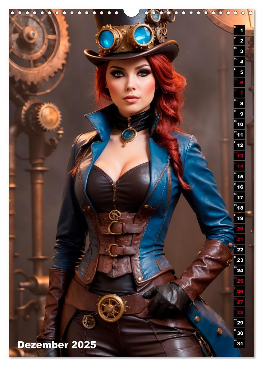 Bild: 9783435844784 | Steampunk Divas (Wandkalender 2025 DIN A3 hoch), CALVENDO...