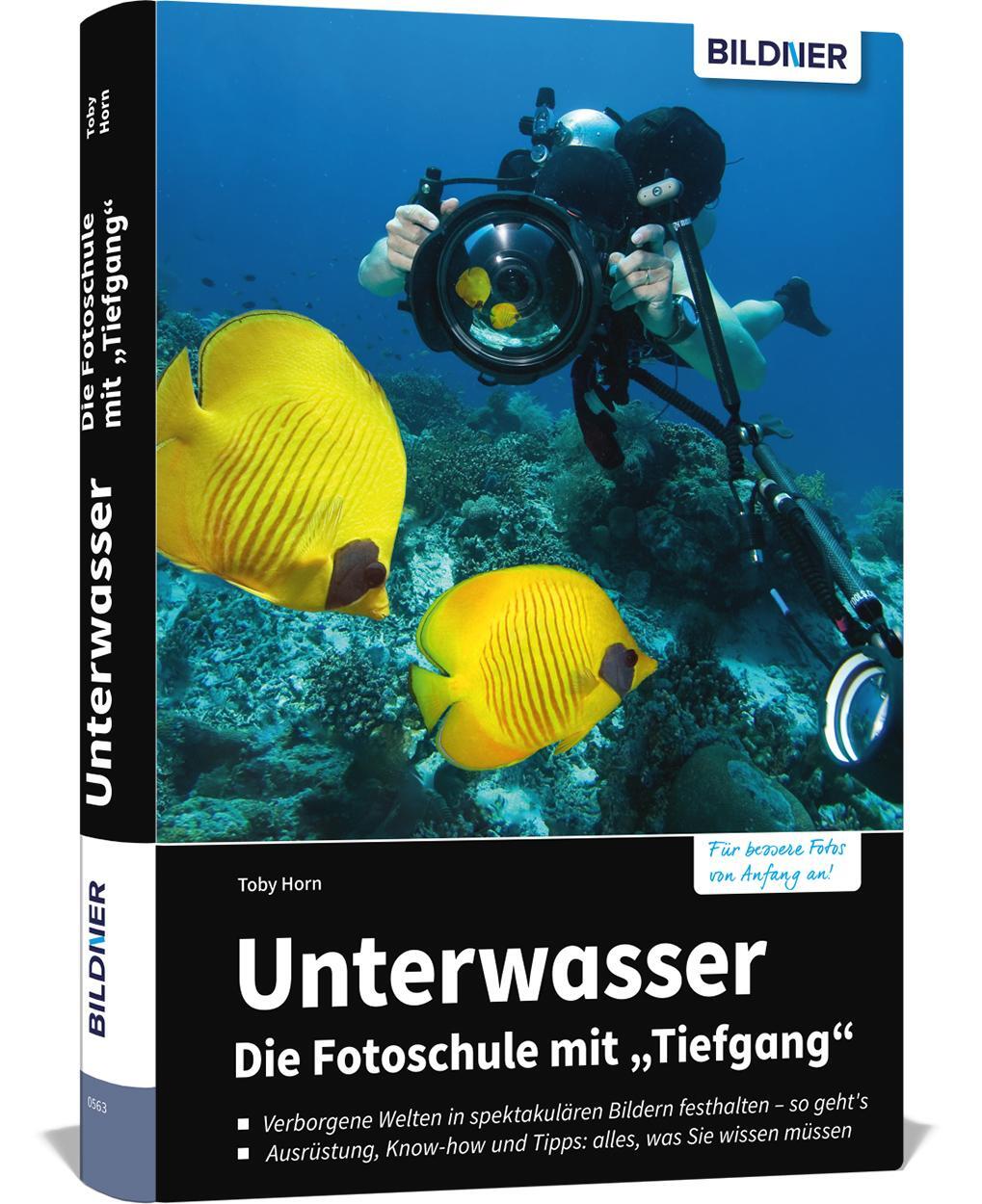 Cover: 9783832805364 | Unterwasser - Die Fotoschule mit "Tiefgang" | Toby Horn | Buch | 2022