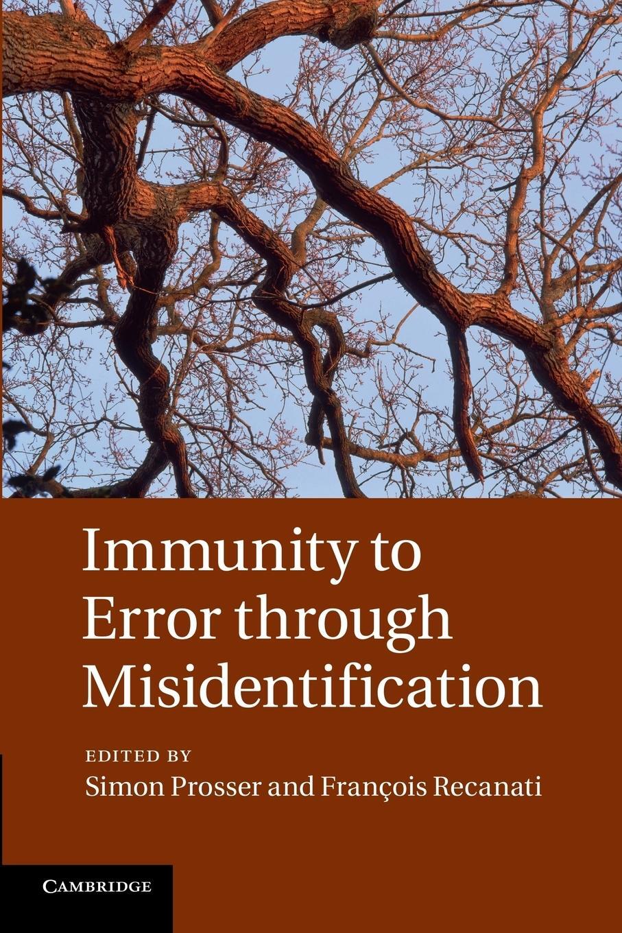 Cover: 9781107414655 | Immunity to Error Through Misidentification | New Essays | Recanati