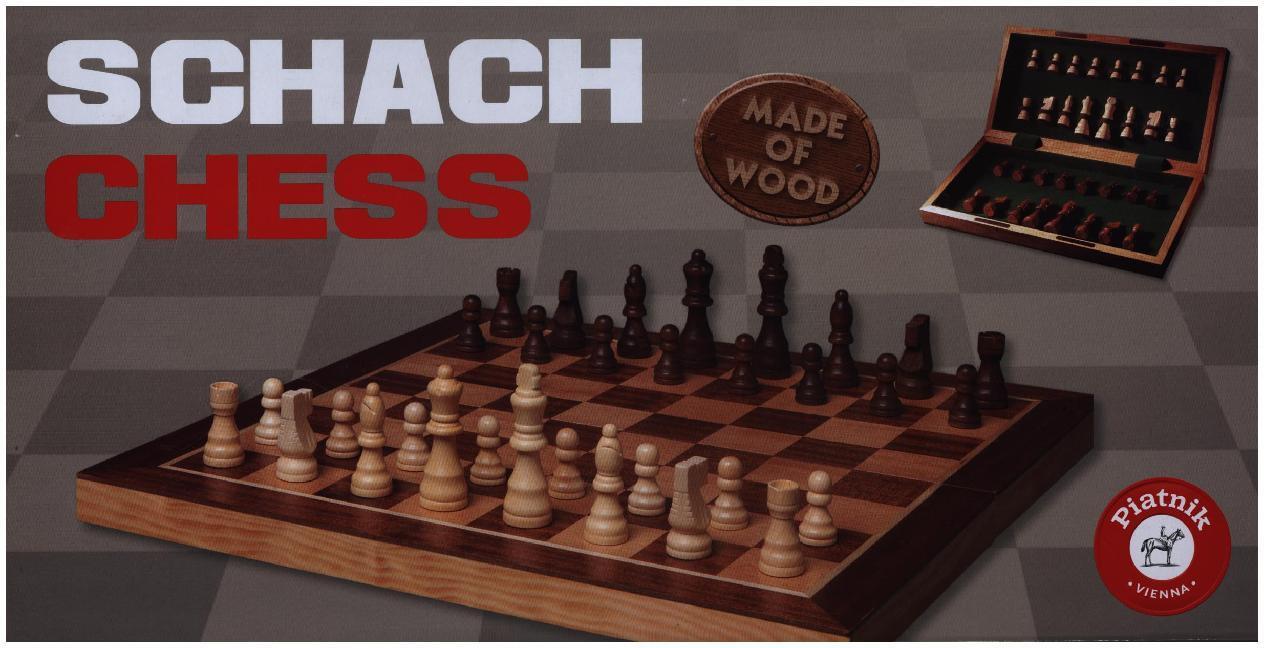 Cover: 9001890638985 | Schach aus Holz (Spiel) | Spiel | In Holzkassette | Deutsch | Piatnik